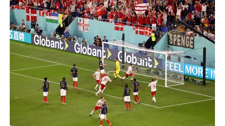 Andreas Christensen pone el empate contra Francia, por ahora arruina la noche a Gallos
