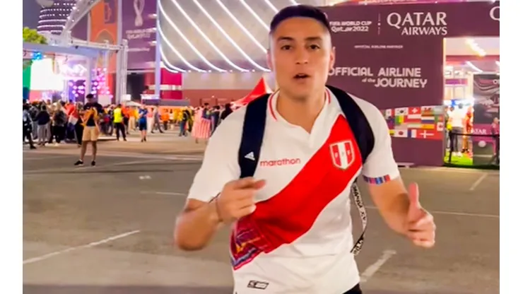 Bolavip tuvo un mano a mano con un hincha peruano en el Mundial de Qatar 2022. (Foto: Instagram)