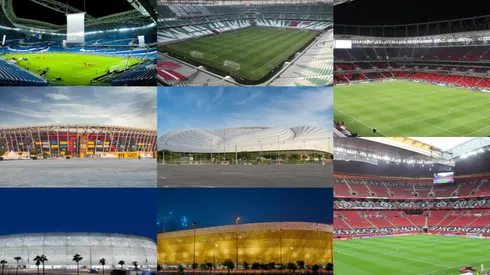 ¿Cuáles son todos los estadios del Mundial?