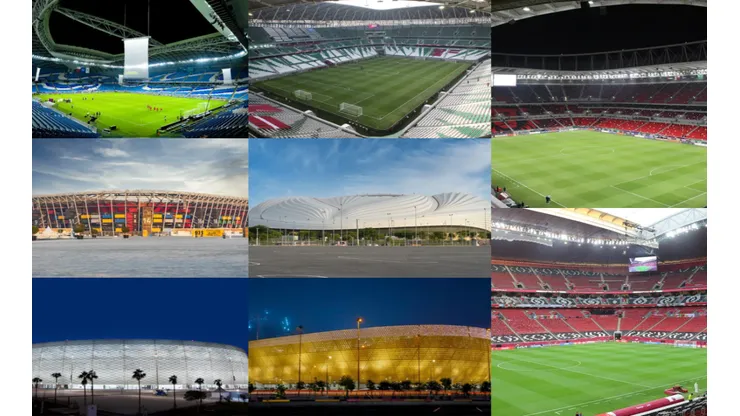 ¿Cuáles son todos los estadios del Mundial?