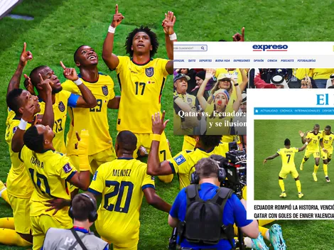 Prensa de Ecuador catalogó de 'histórico' el triunfo ante Qatar en el Mundial