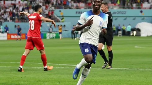 Saka marcó un doblete ante Irán