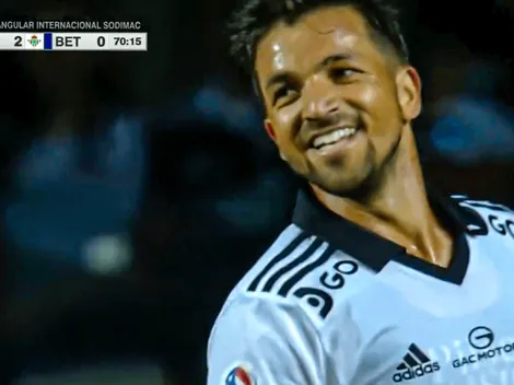 Gabriel Costa anotó en el triunfazo de Colo Colo ante Real Betis