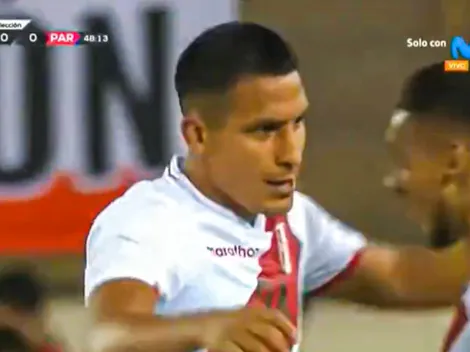 Alex Valera marcó el 1-0 de la selección peruana ante Paraguay
