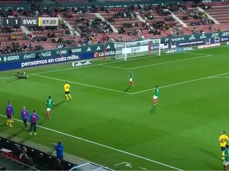 Alexis Vega pone la igualdad entre México y Suecia en Girona