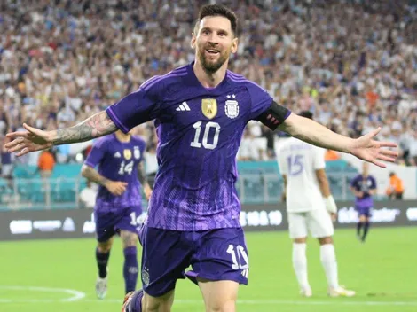 Argentina vapuleó a los Emiratos Árabes Unidos con un show de Di María y Messi