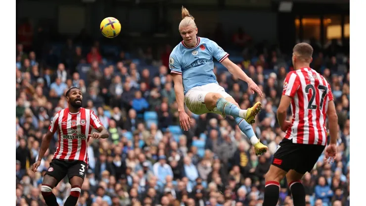 Erling Haaland no pudo marcar