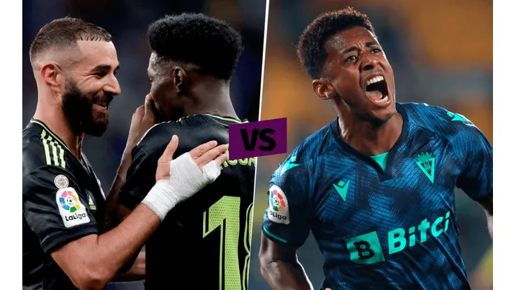Real Madrid vs. Cádiz EN VIVO por la Liga Española