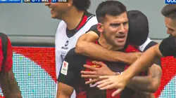 El argentino abrió el marcador en el Nacional.