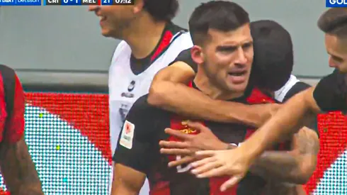 El argentino abrió el marcador en el Nacional.