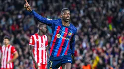 Dembelé abrió la cuenta para los azulgranas.