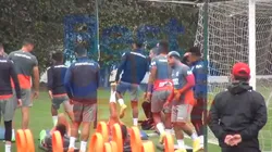 Christian Cueva y su broma con Alexander Succar durante los entrenamientos en VIDENA