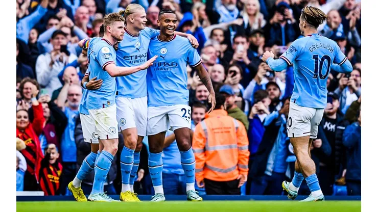 Haaland brilla en otra victoria del City por la Premier. (Foto: Getty Images)