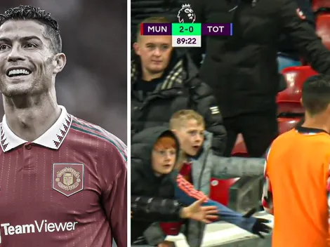 Cristiano Ronaldo hizo berrinche y abandonó partido del Manchester United