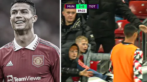 Cristiano Ronaldo no fue titular en los 'Red Devils'.