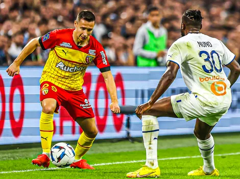 Olympique Marsella con Alexis Sánchez cayó ante Lens por la Ligue 1