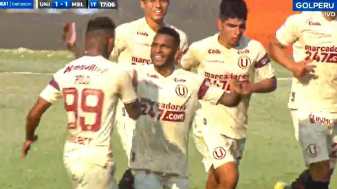 'Chiquitín' anotó el empate parcial de Universitario.