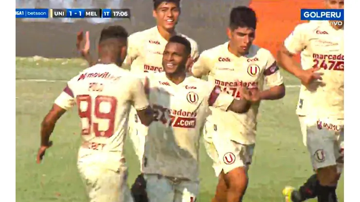 'Chiquitín' anotó el empate parcial de Universitario.