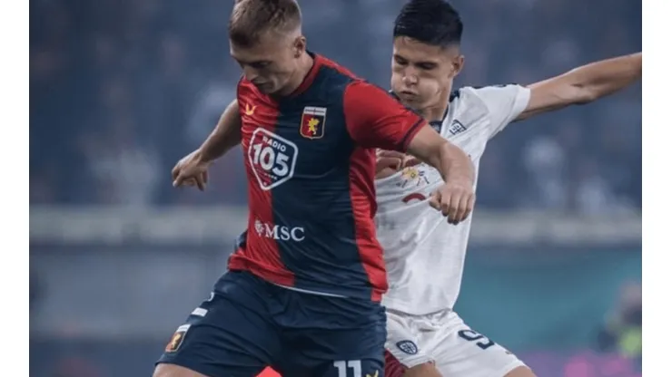 Gianluca Lapadula sigue de capa caída con Cagliari y no pasó del empate ante Genoa
