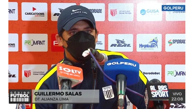 Guillermo Salas está molesto