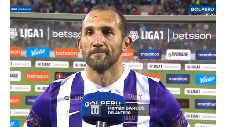 Hernán Barcos piensa en el campeonato: "No podemos dejar escapar más puntos"