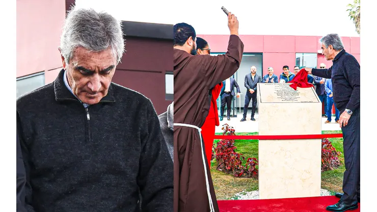 El 'Ciego' acudió a la ceremonia de inauguración.
