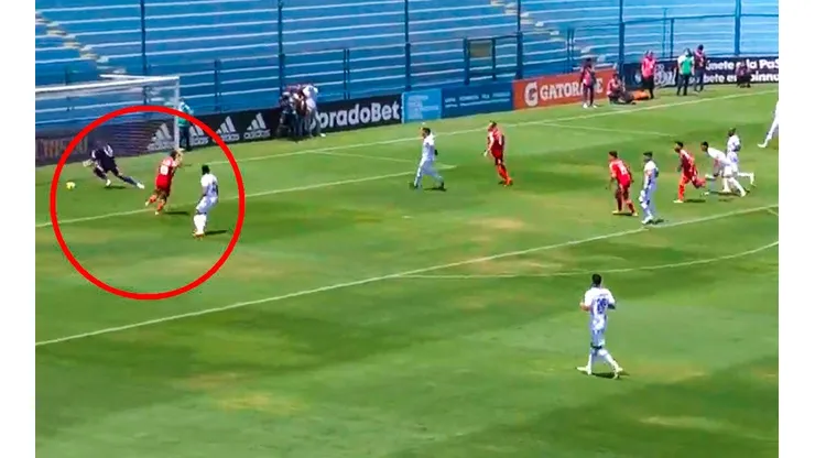 Cristal vs ADT: Hohberg marcó a los 36 segundos el 1-0. (Foto: Captura de video)