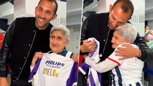 El gesto de amor que tuvo Barcos con hincha bailarina de Alianza. (Foto: Captura de video)