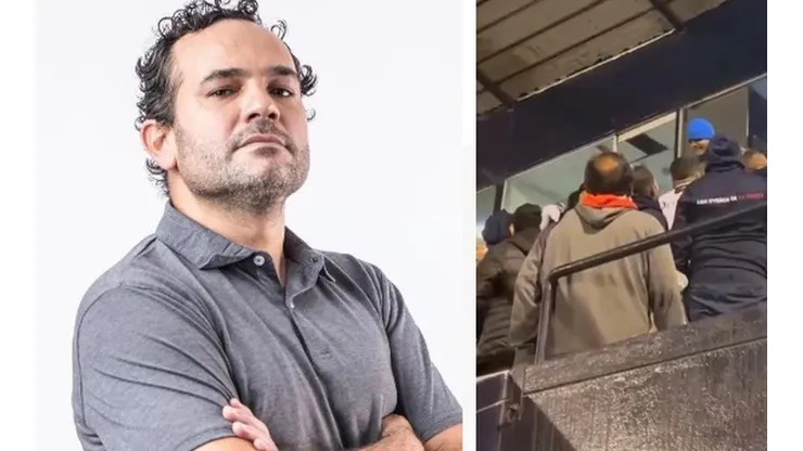 Coki Gonzáles fue amedrentado por hinchas de Alianza Lima en la tribuna de prensa del club. Foto: GLR