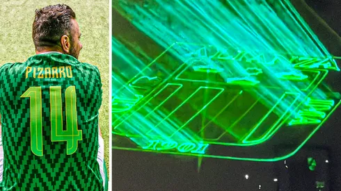 El 'Bombardero' disfrutó de un magnífico espectáculo.