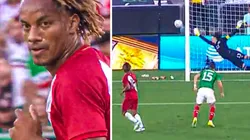 El peruano estuvo cerca de anotar el 1-0 de Perú.