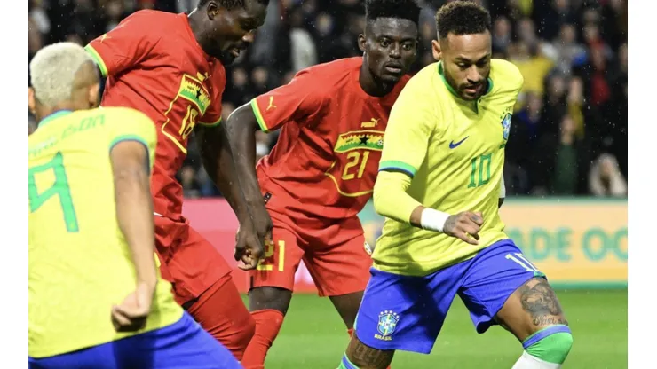 Brasil goleó y pasó por encima a Ghana en Amistoso Internacional