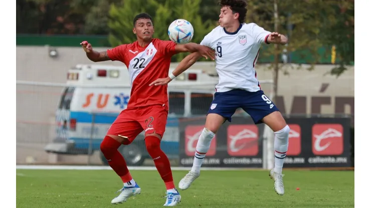 Selección Peruana cayó 3-1 ante Estados Unidos en amistoso de preparación en la categoría Sub-20. Foto: FPF