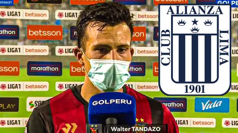 El volante declaró cuando el partido finalizó.