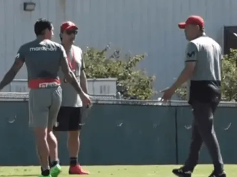 ¿Hubo discusión entre Gianluca Lapadula y Juan Reynoso?