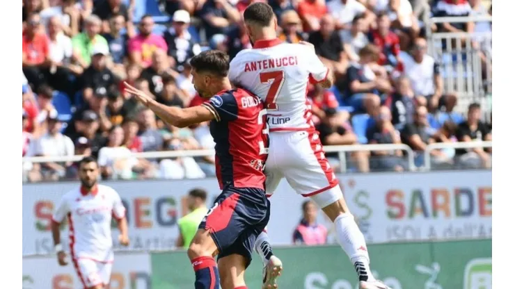 Cagliari de Gianluca Lapadula perdió como local ante el noble Bari