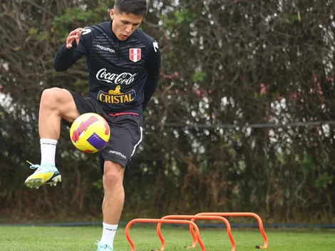 El mensaje de Catriel Cabellos tras unirse a los trabajos de la Selección Peruana