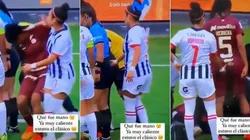 Tocamientos indebidos dentro del clásico femenino entre Alianza Lima vs. Universitario de Deportes
