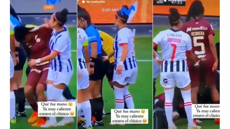 Tocamientos indebidos dentro del clásico femenino entre Alianza Lima vs. Universitario de Deportes