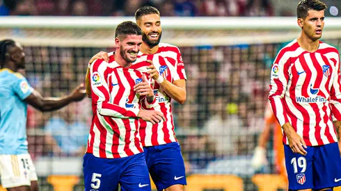 Los colchoneros vencieron al Celta de Vigo.