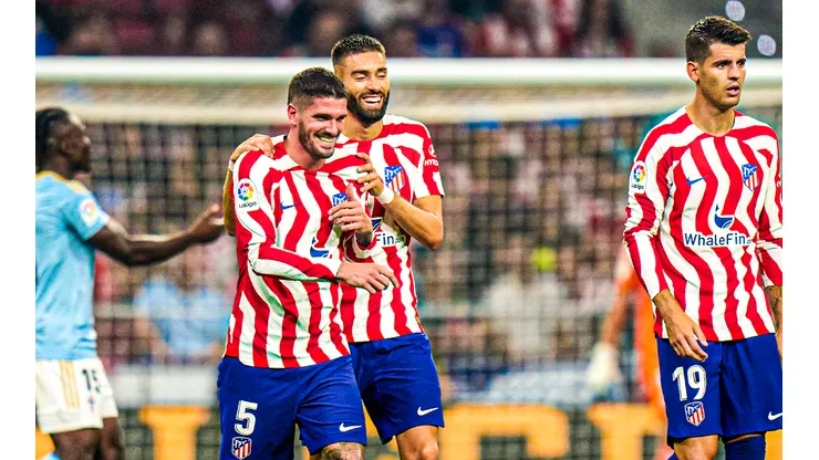 Los colchoneros vencieron al Celta de Vigo.