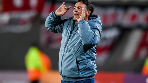 Carlos Bustos en la derrota 8-1 ante River Plate