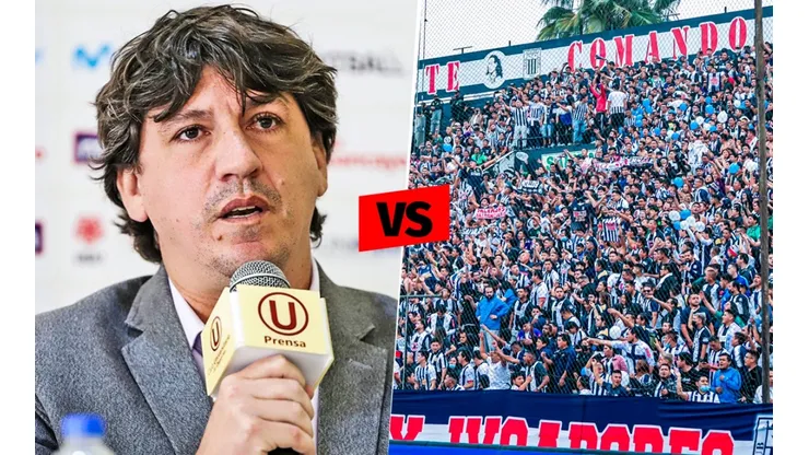 Ferrari explícito: "Esperamos una multa contra Alianza o que cierren una tribuna". (Foto: Twitter Universitario/Alianza Lima)