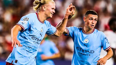 Manchester City atropella al Sevilla con doblete de Haaland por Champions League. (Foto: Getty Images)