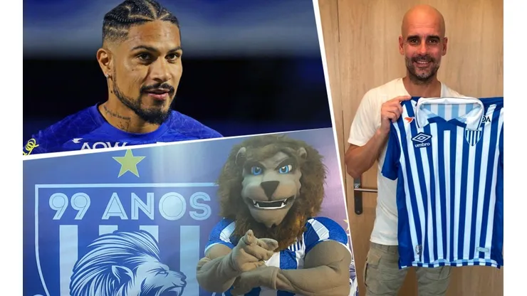 Pep Guardiola saludó al Avaí FC de Paolo Guerrero, por su 99 aniversario de vida institucional. Foto: Bolavip