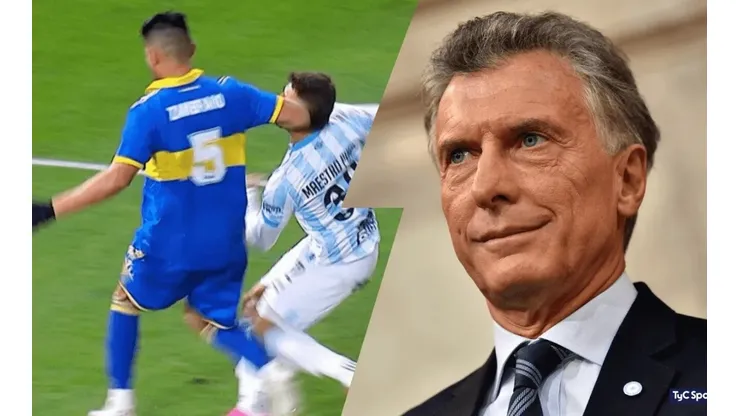 Carlos Zambrano sigue dando que hablar tras el codazo en el duelo ante Atlético Tucumán. Foto: TyC Sports