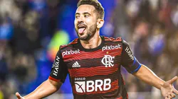 Everton Ribeiro anotó uno de los goles del 'Mengao'.