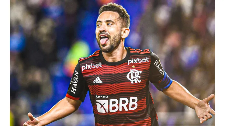 Everton Ribeiro anotó uno de los goles del 'Mengao'.