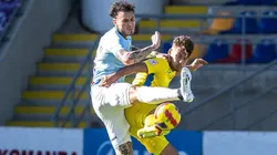 Gustavo Dulanto se ausentará un tiempo en Riga FC debido a una lesión en su pierna derecha. Foto: Infobae