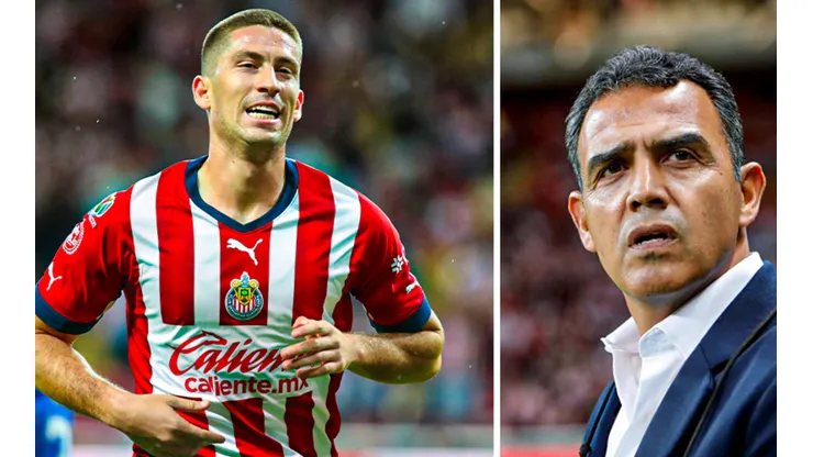 Santiago Ormeño viene de marcar un gol con las Chivas.